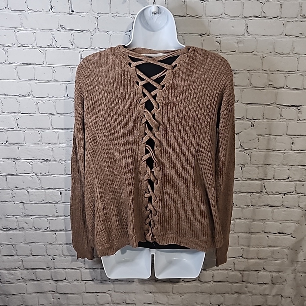 Charlotte Russe criss cross back cardigan